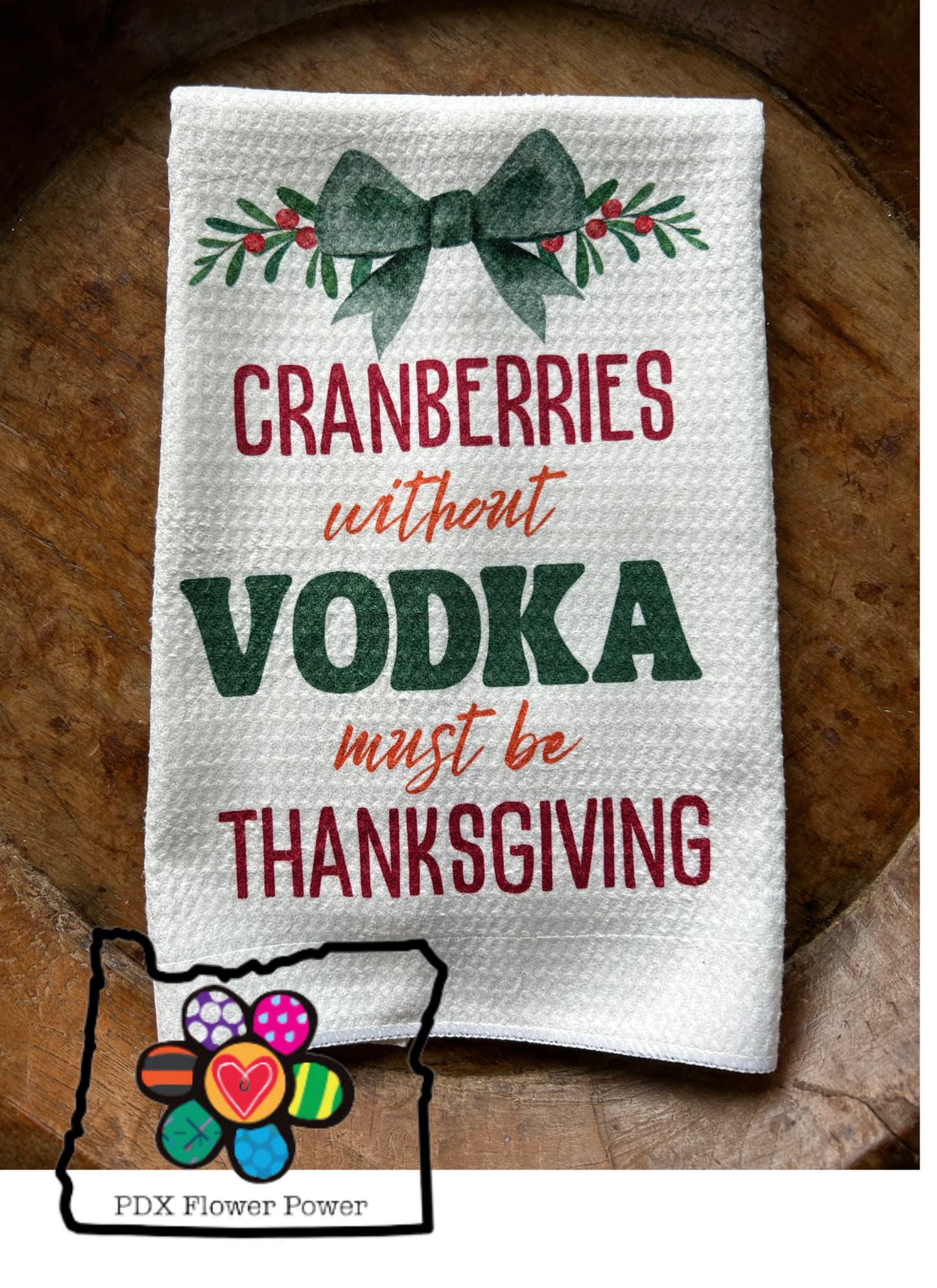 Holiday towel set, Holiday bar towel set, funny towel set, hostess gift, stocking stuffers, custom towels