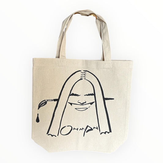 Jack Ohman signature canvas tote, 13" x 13"