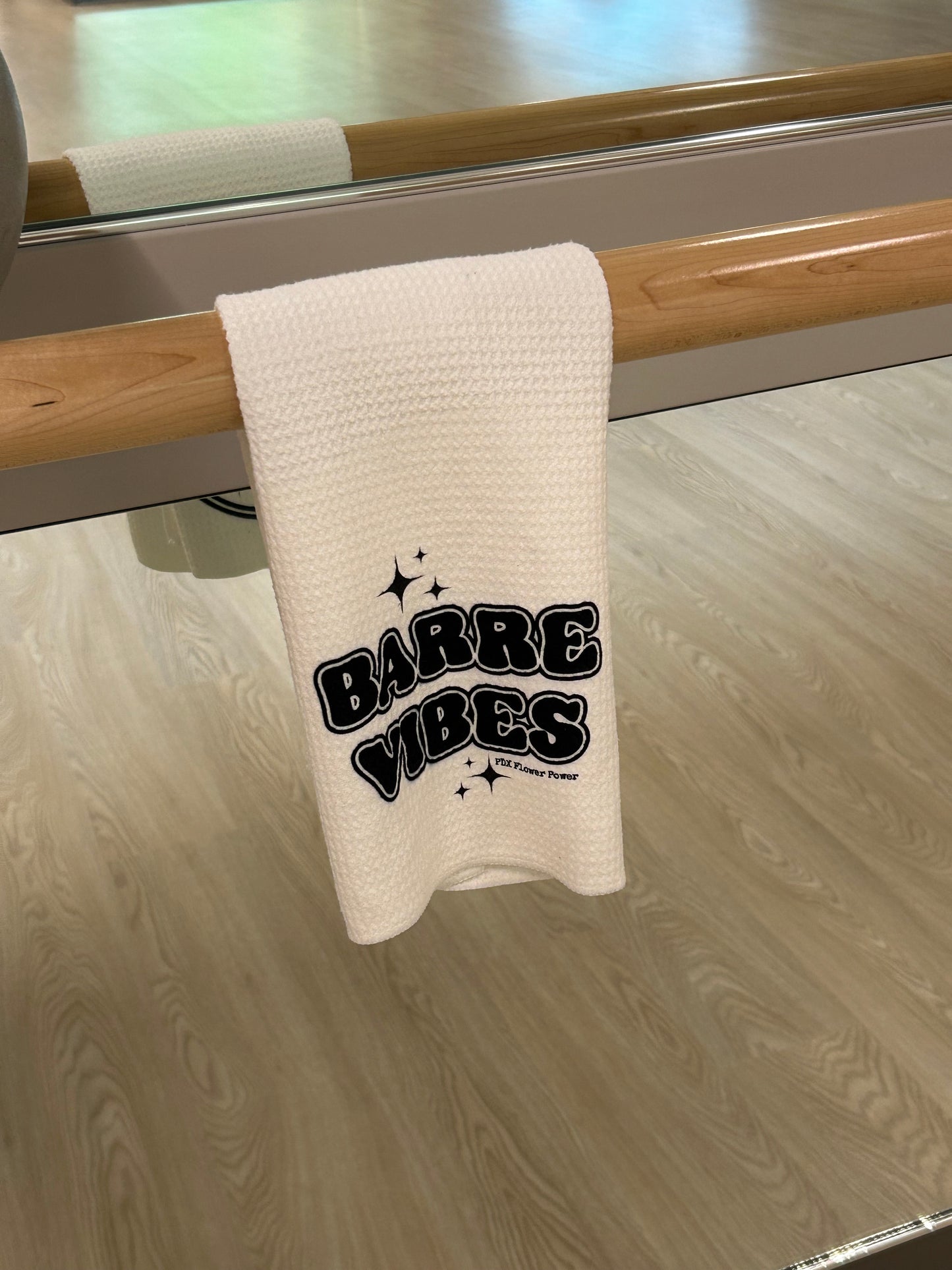 Barre Vibes towel