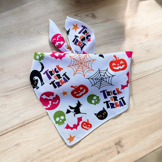 Trick Or Treat Halloween Dog Bandana