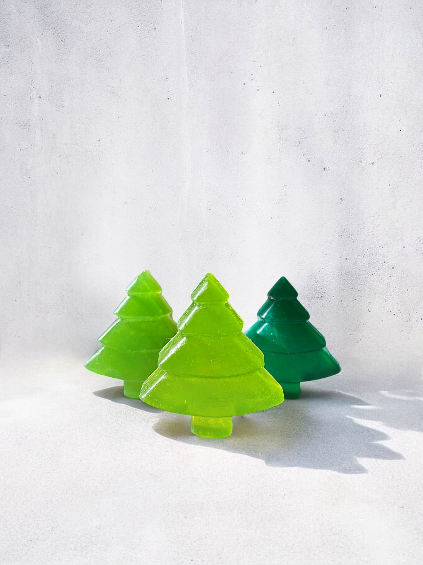 Tree Soaps Set of 3, Pacific Pine Tree soaps, Fraser Fir soap