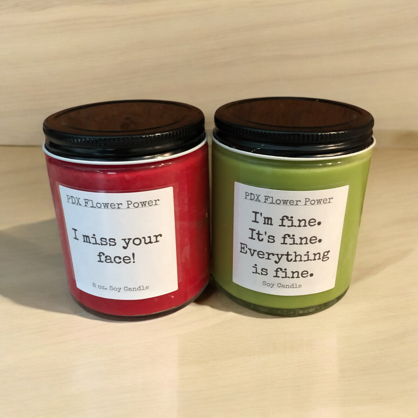 Im fine candle, Funny candle, soy candle, holiday candle
