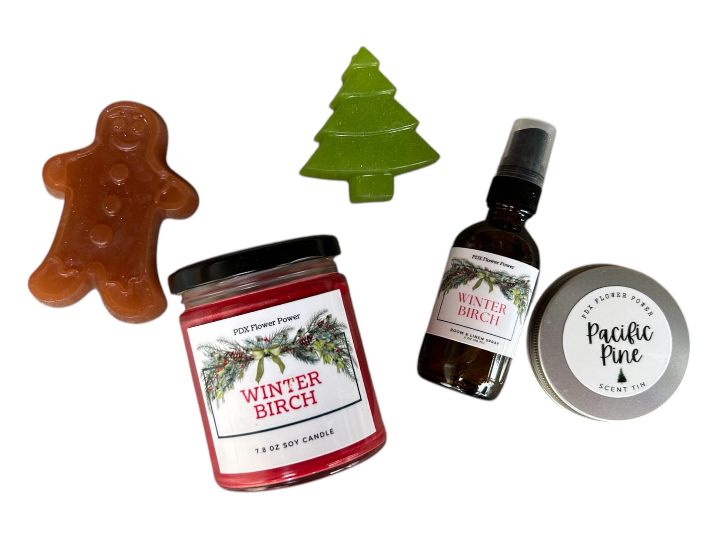 Winter Birch gift set,  winter wonderland gift set, holiday gift set