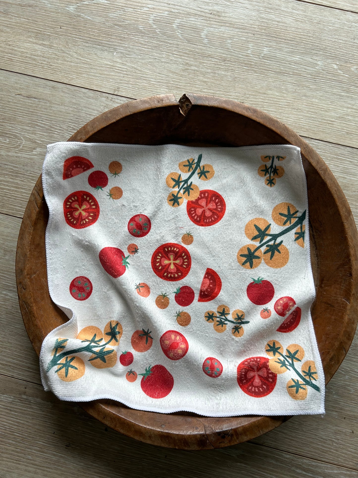 Tomato Towel Set (Waffle Weave & Microfiber Washcloth)