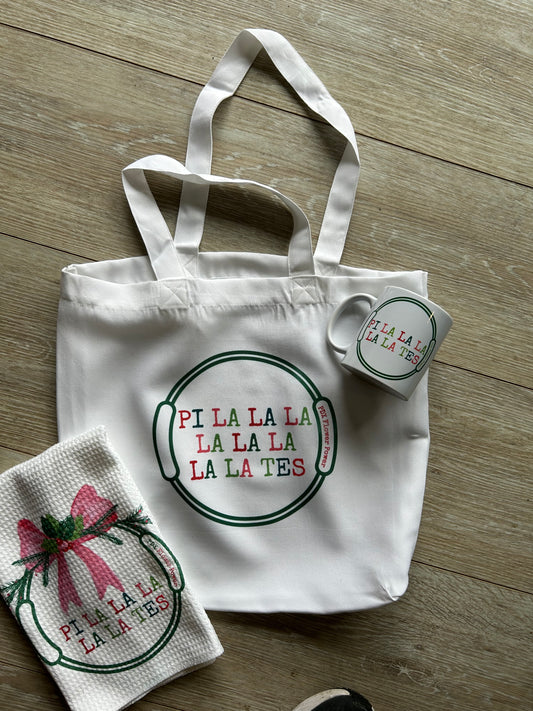 Pi la la la la tes t-shirt, tote & Mug set