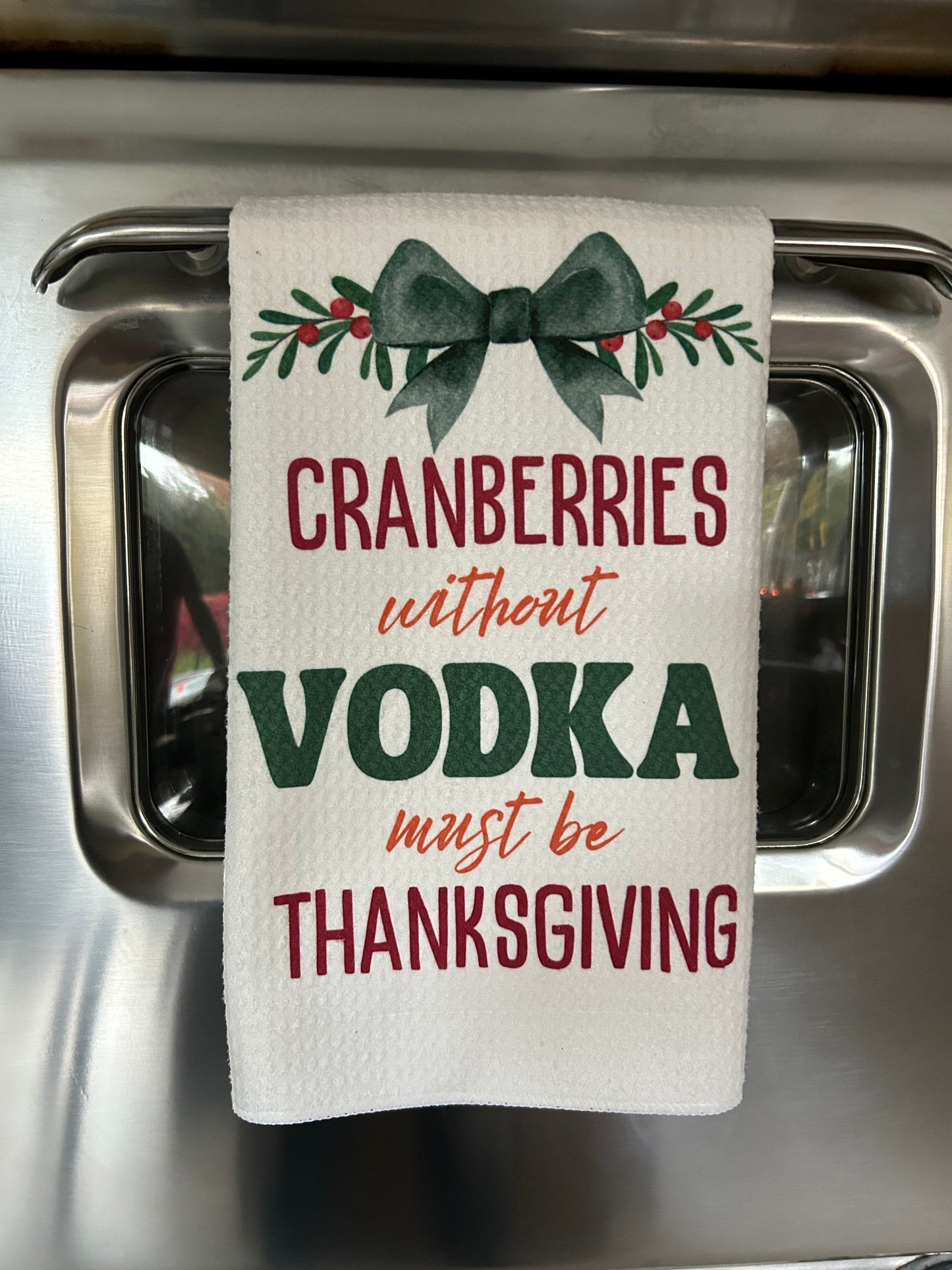 Holiday towel set, Holiday bar towel set, funny towel set, hostess gift, stocking stuffers, custom towels