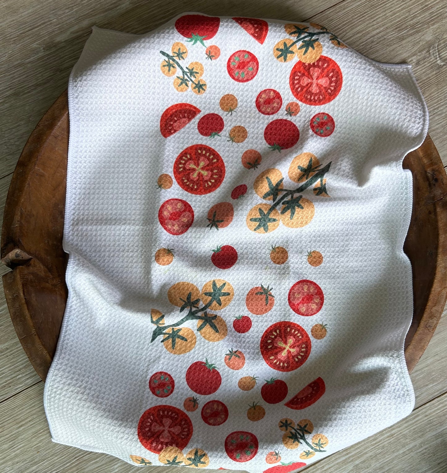 Tomato Love Towel Set - Valentine's Kitchen Towels | PDX Flower Power