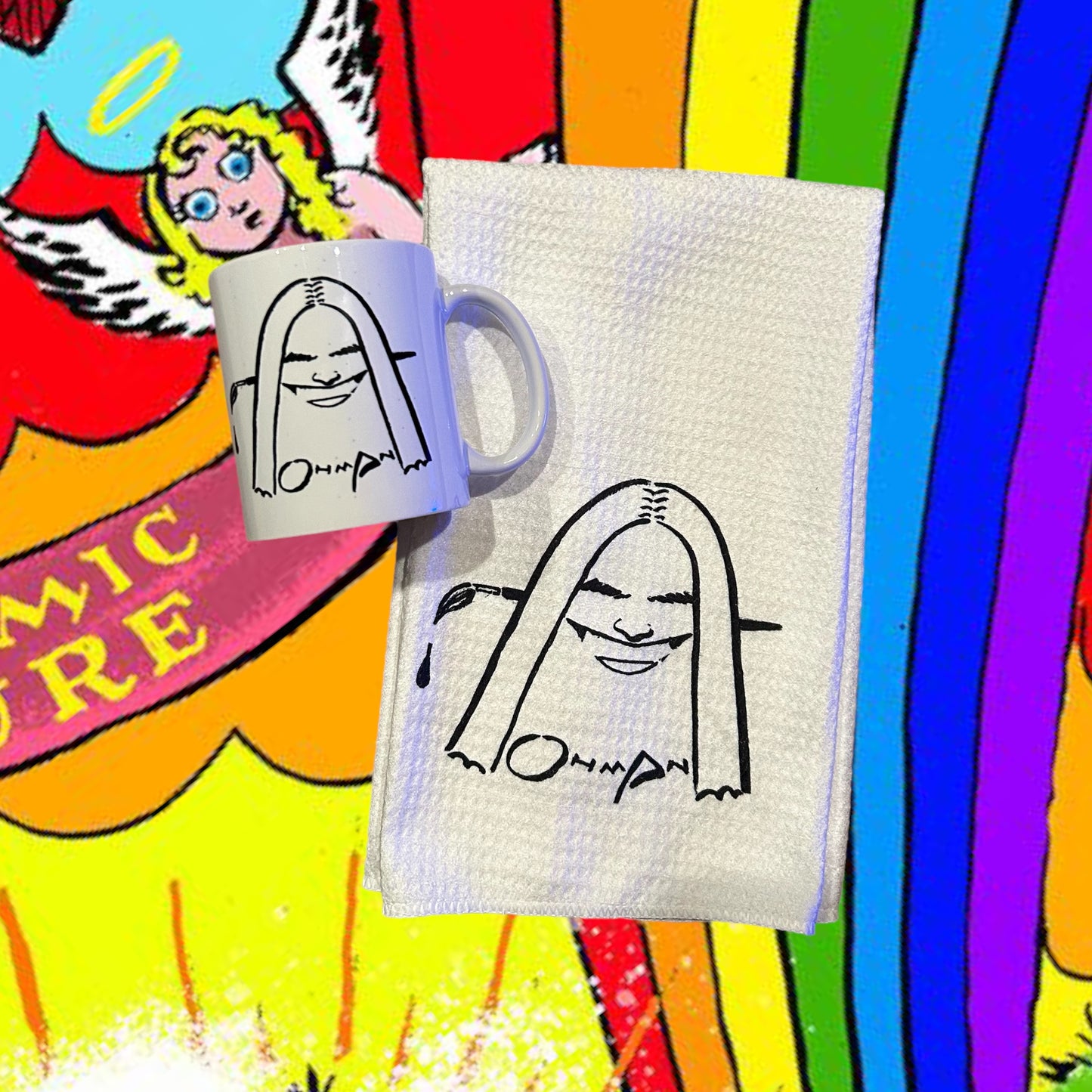 Jack Ohman mug & towel Set