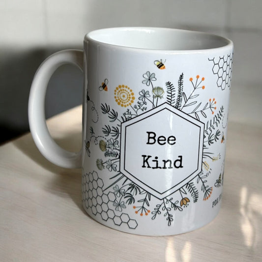 "Bee kind" mug