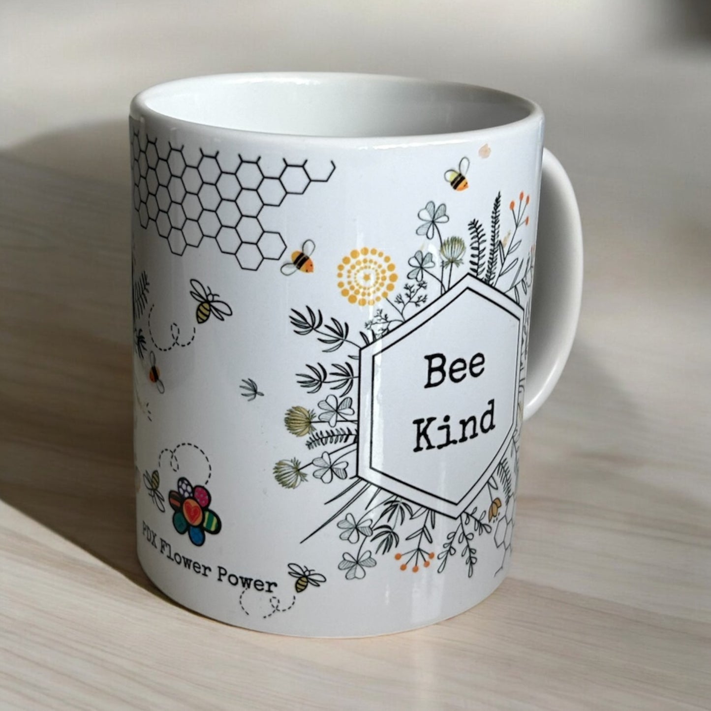 "Bee kind" mug