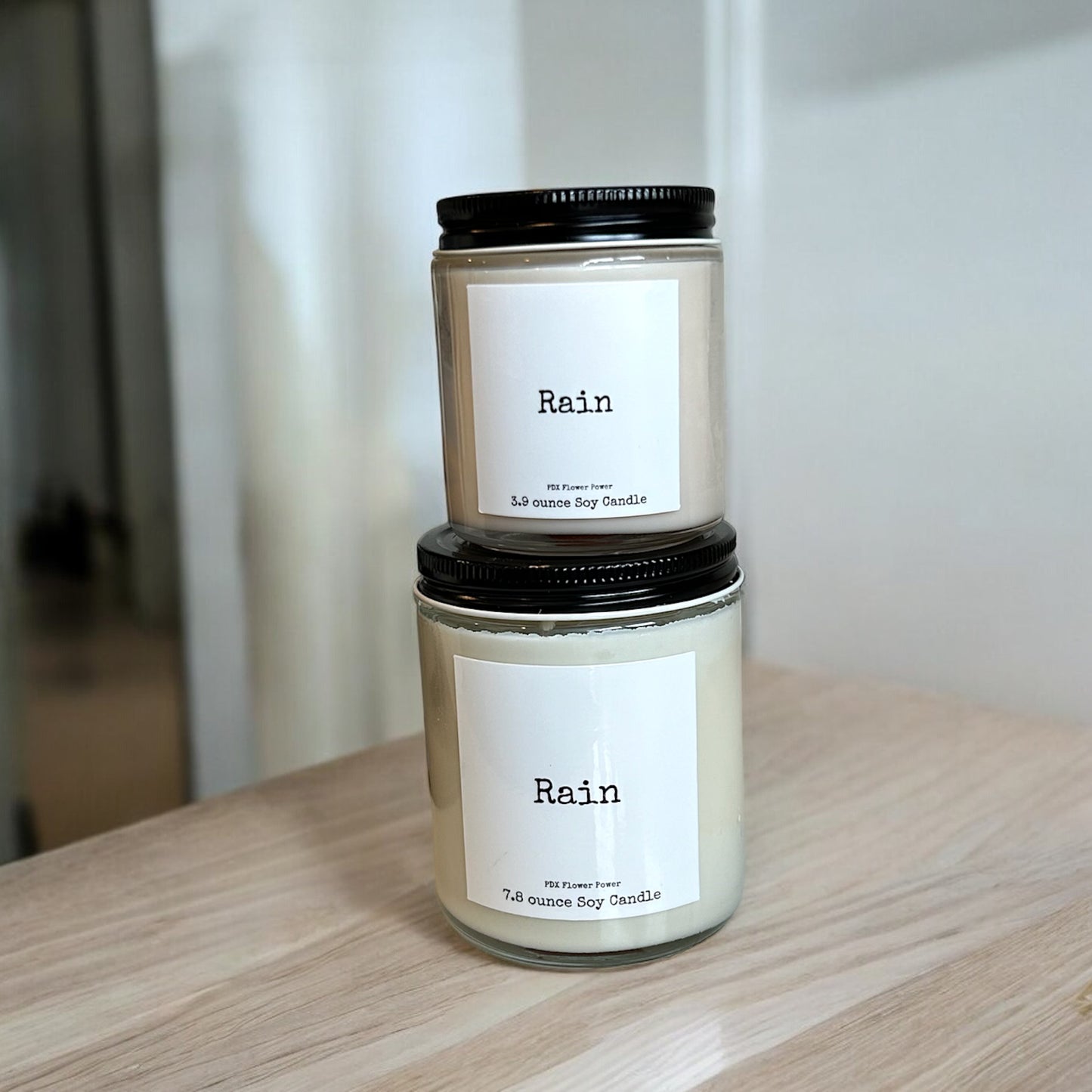 PDX Flower Power soy rain candles