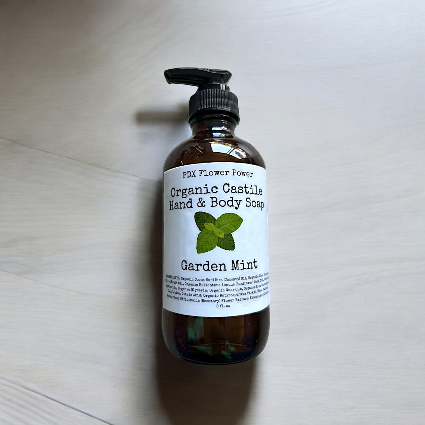 Garden Mint Organic Castile Hand & Body Soap