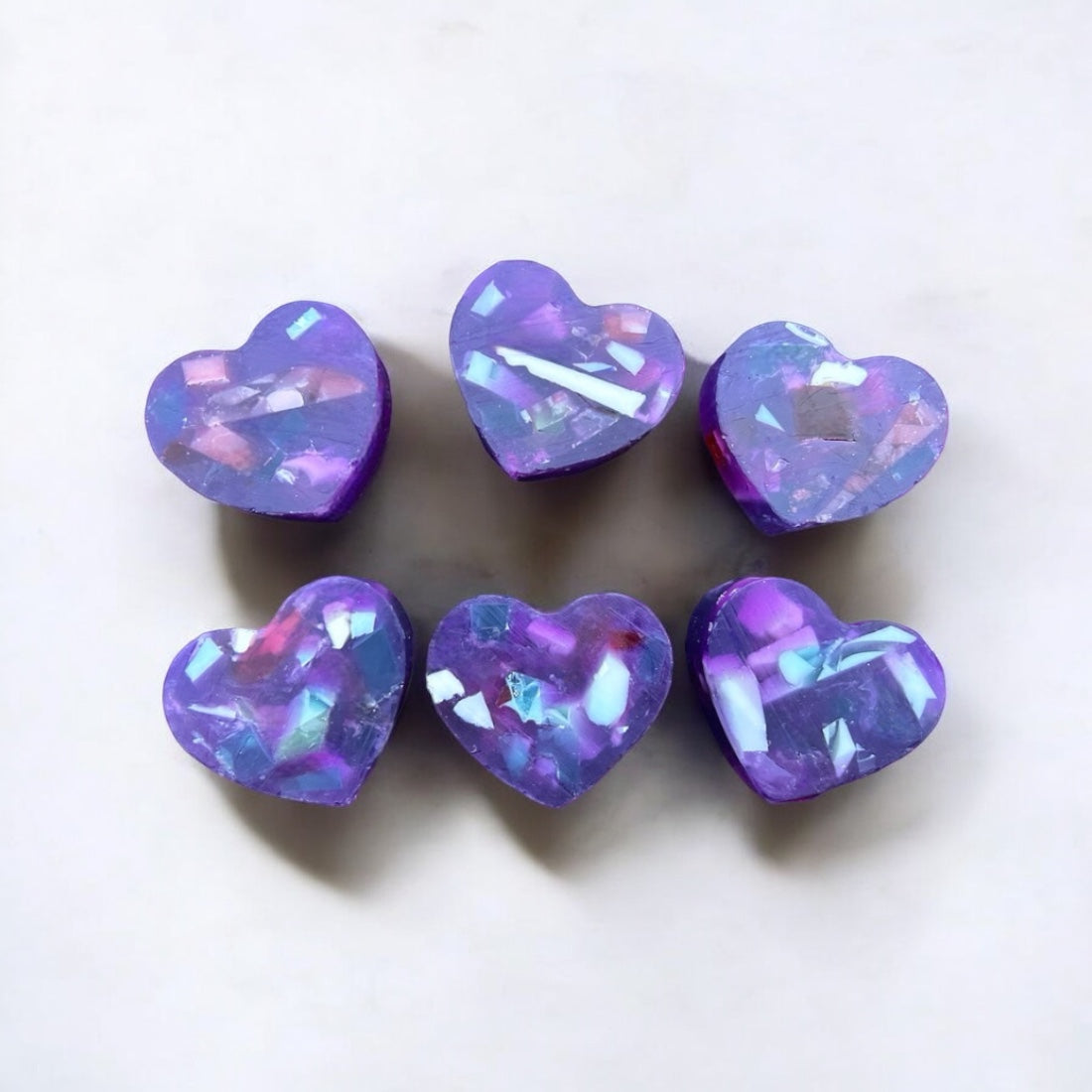 Heart Soap set of 6