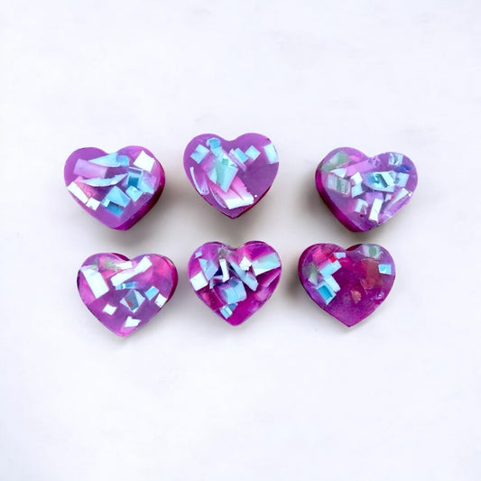 Heart Soap set of 6