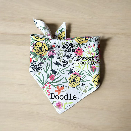 Sweet Doodle Dog Bandana