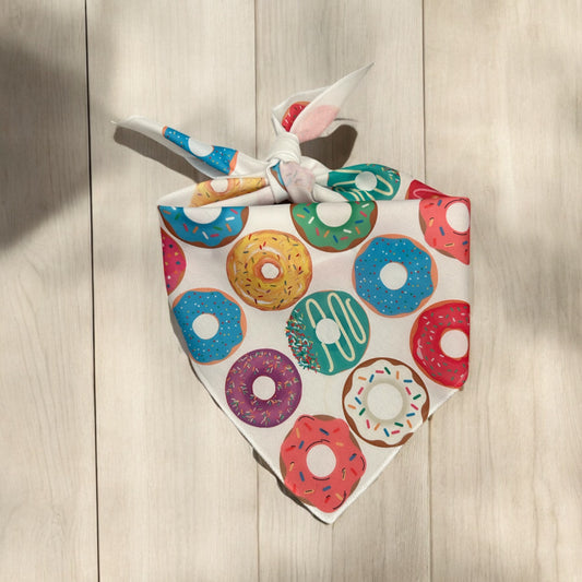 Doughnut Bandana, sweet bandana, dog bandana, gift for dogs