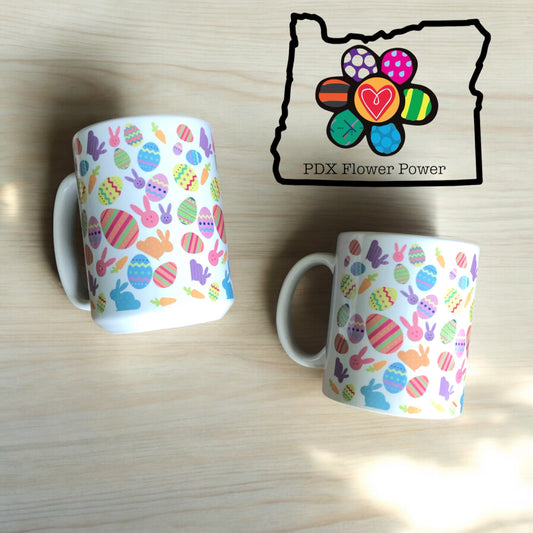 Easter mug set, Easter egg mug, fun and festive easter gifts, easter decor