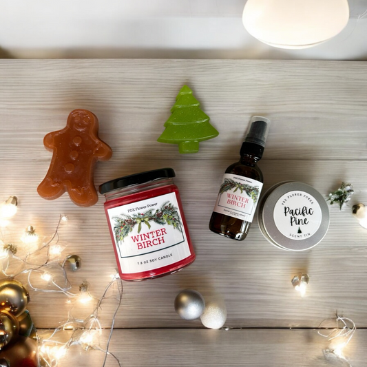 Winter Birch gift set,  winter wonderland gift set, holiday gift set
