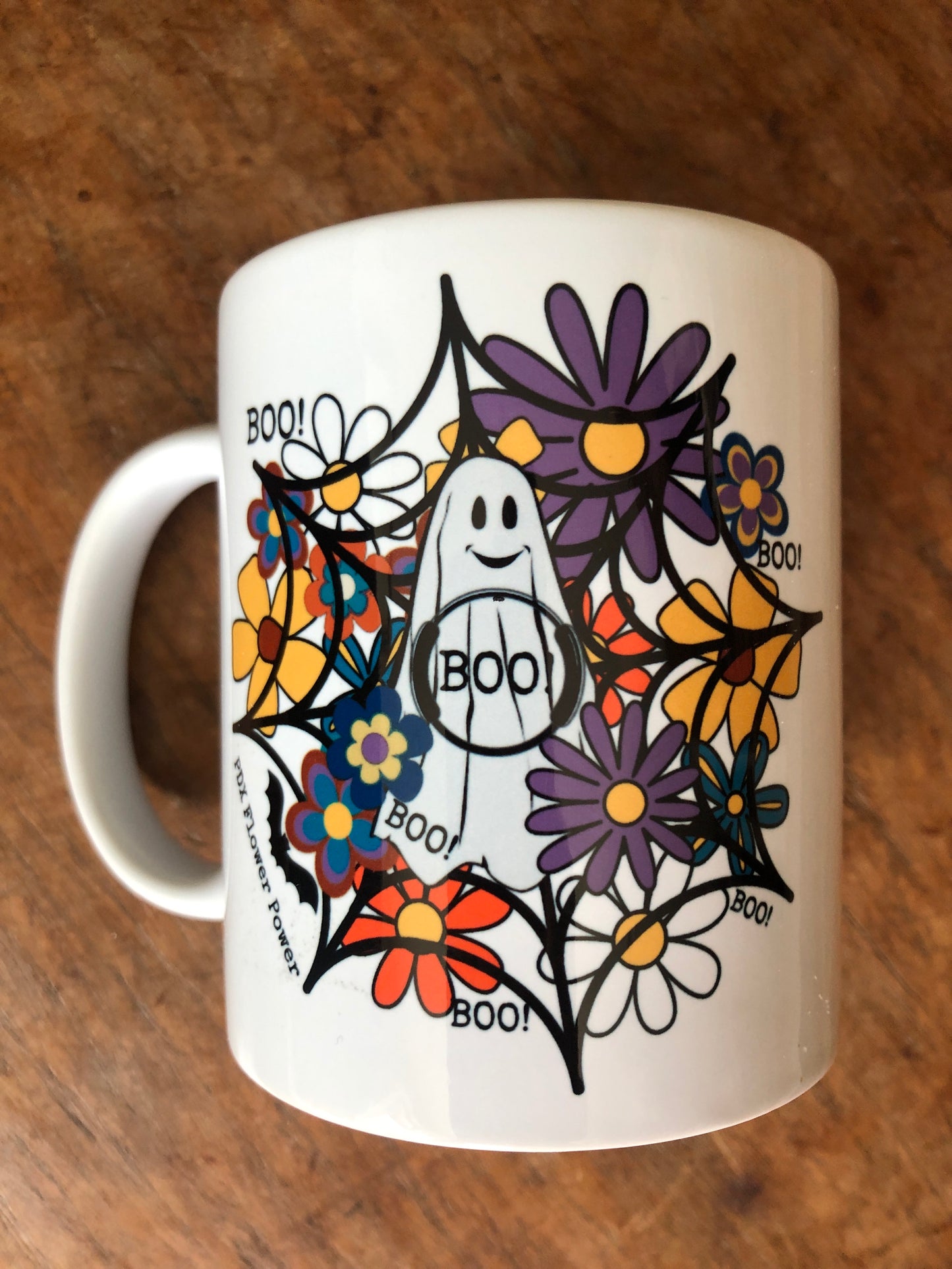 Flower Power Ghost With Mug (available with or without Pilates ring)