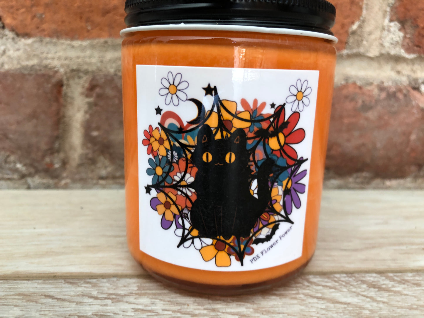 Festive Fall Cat Candle
