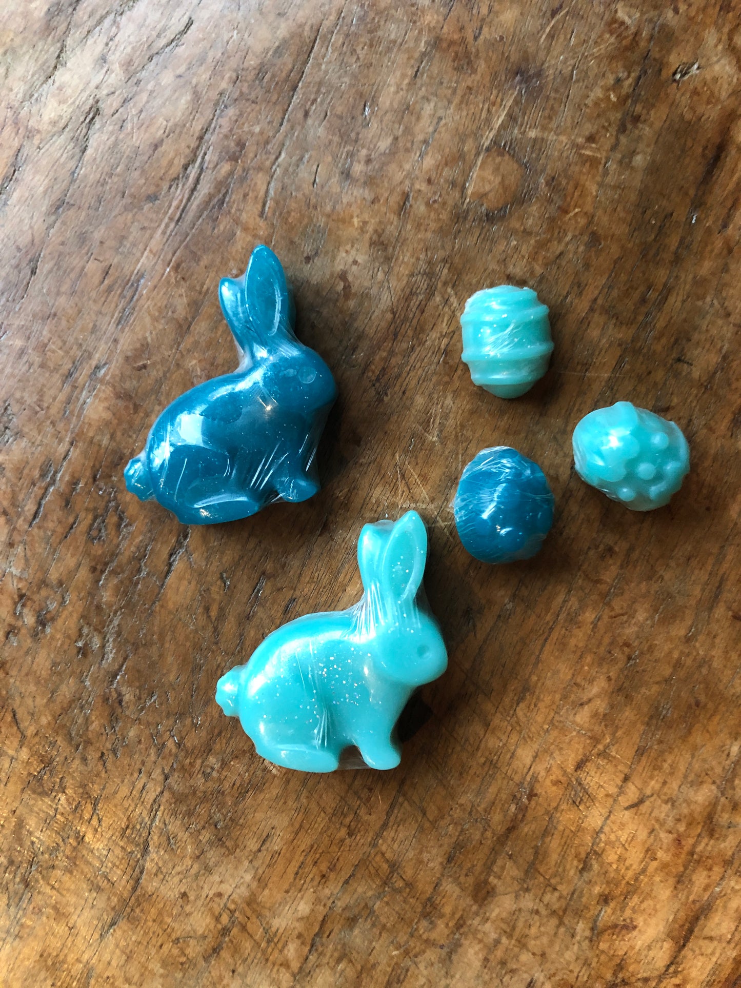 Personalized Easter towel and soap gift set, Easter basket gifts, Bunny soaps, decor.