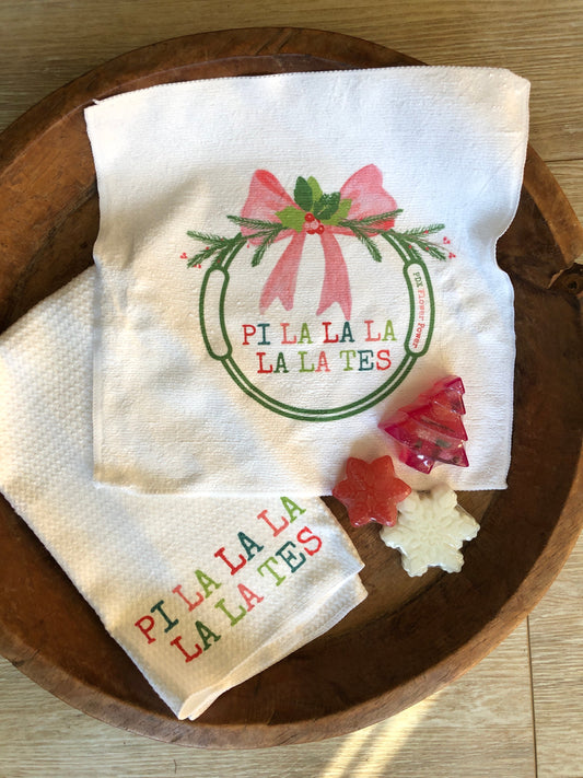 Pi la la la la la tes gift set, Pilates towel and soap set,Pilates student gifts, Pilates Love, Pilates instructor gift, love