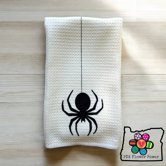 Spooky Spider Halloween Towel