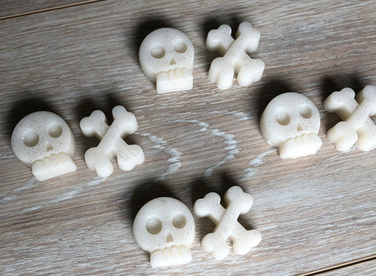 PDX Flower Power Skull & Cross bone soaps