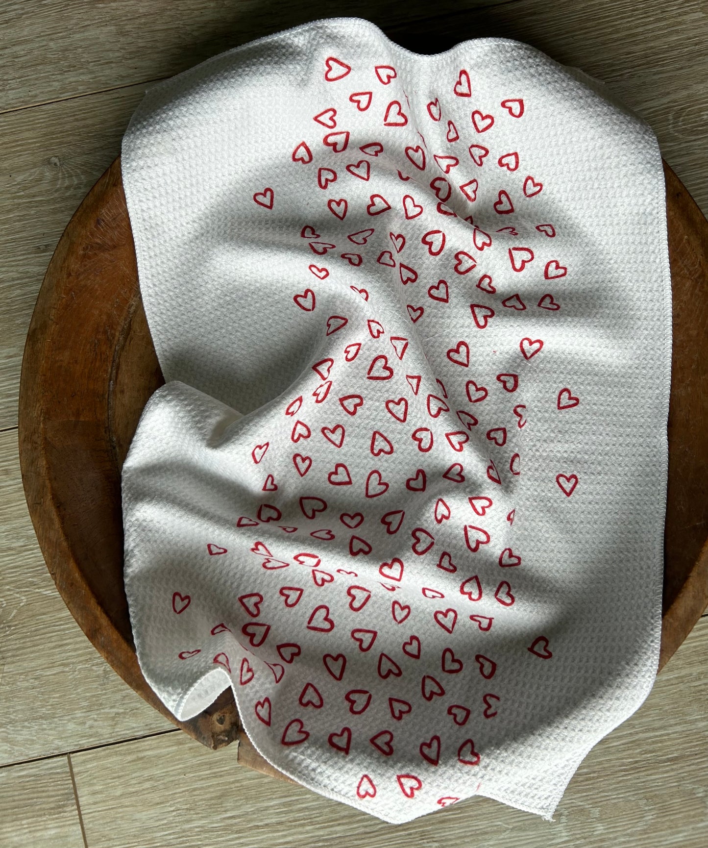 Love You More Candle & Heart Towel Gift Set - PDX Flower Power