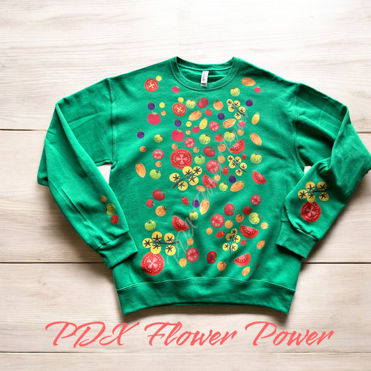 Tomato Sweatshirt, Heirloom tomato sweatshirt, Gardening gift
