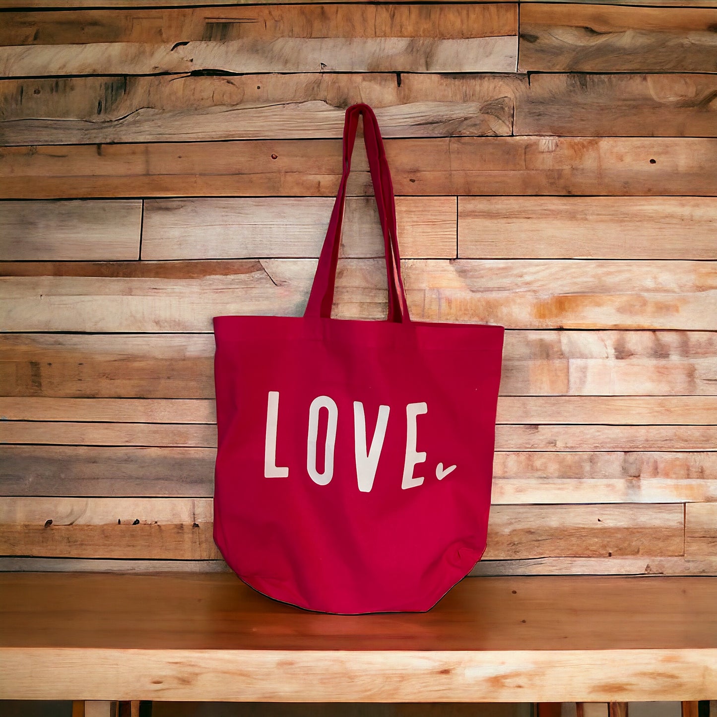 Love tote bag, valentines tote bag, Love reusable bag