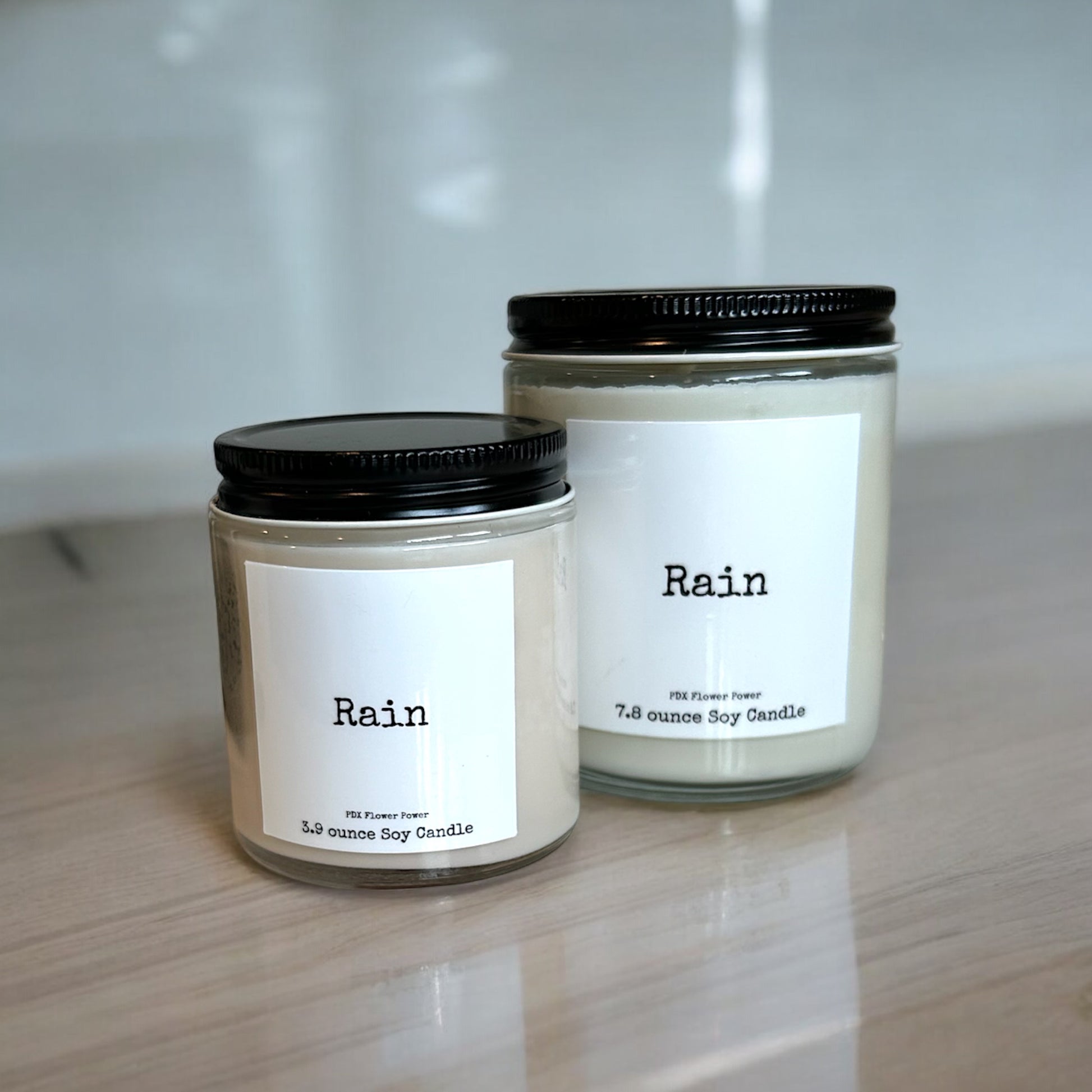 PDX Flower Power soy rain candles