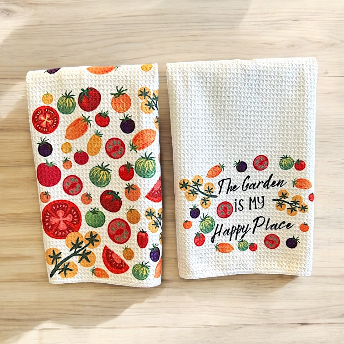 The Garden Is My Happy Place Tomato Towel Set