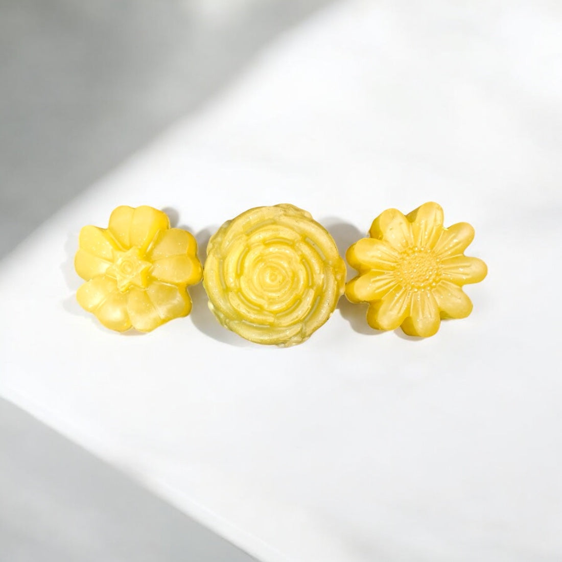 Yellow Floral Soap Set