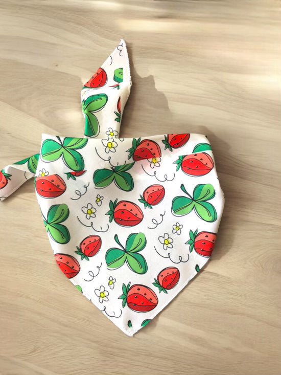 Strawberry Dog Bandana