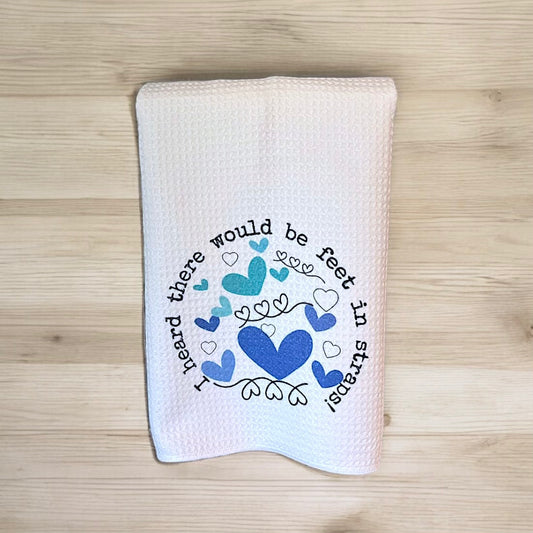 Feet In Straps Pilates Reformer Towel | Pilates Gift | PDX Flower Power