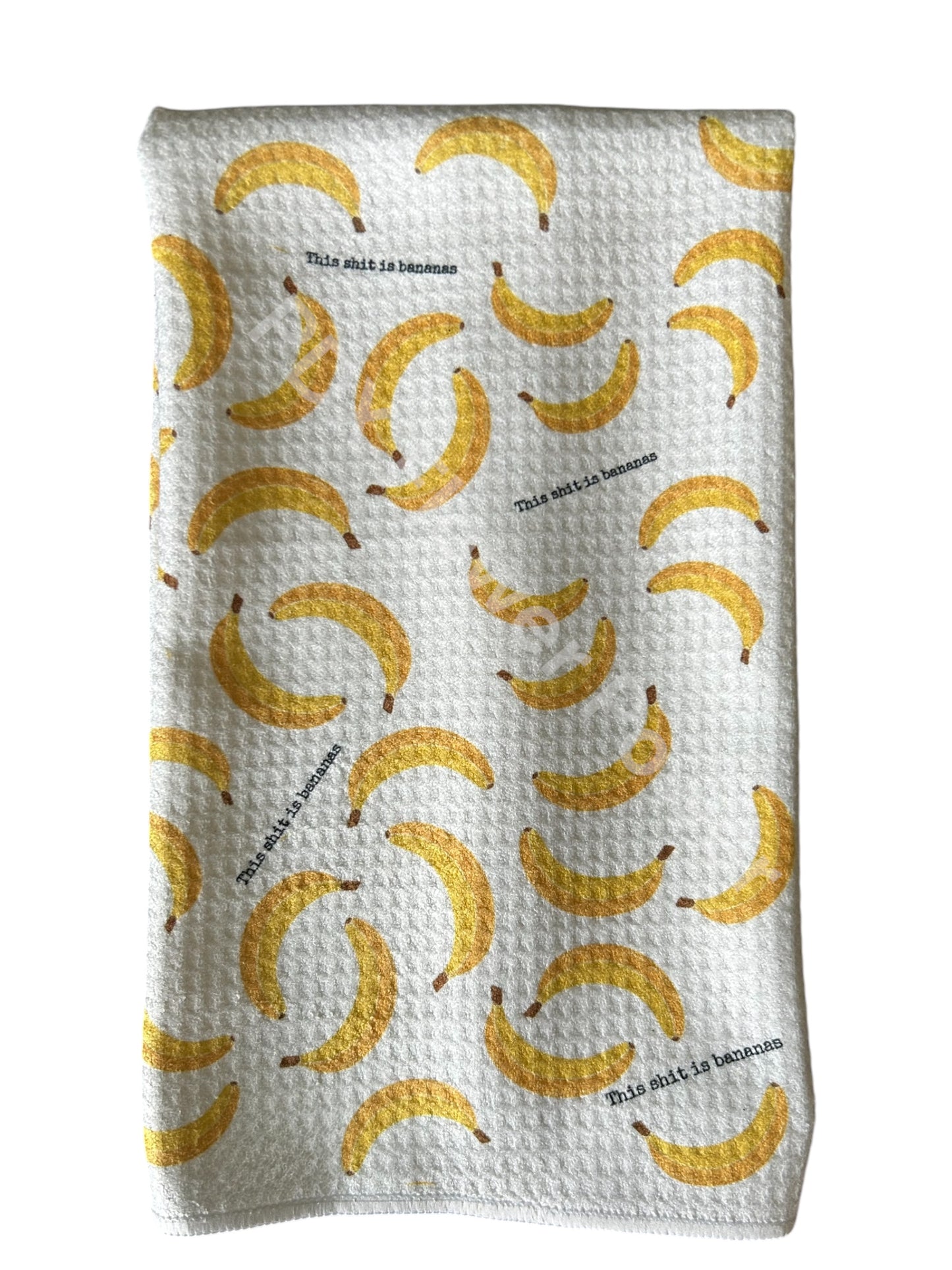 This sh*t is bananas, Snarky gifts, Funny kitchen towel