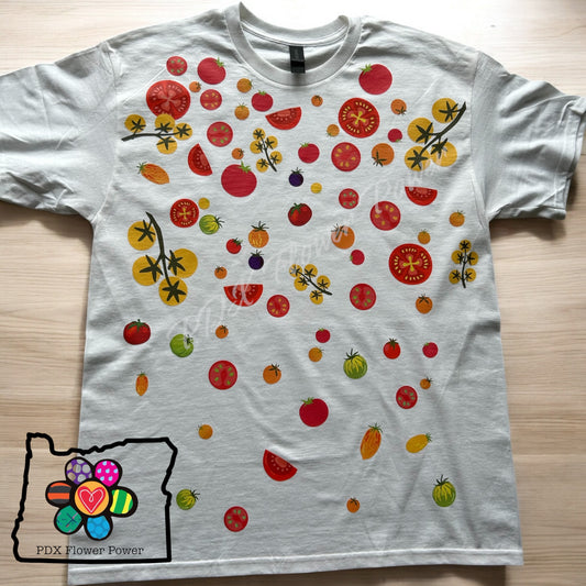 Tomato t-shirt, gift for gardener, tomato gifts, gardening t-shit