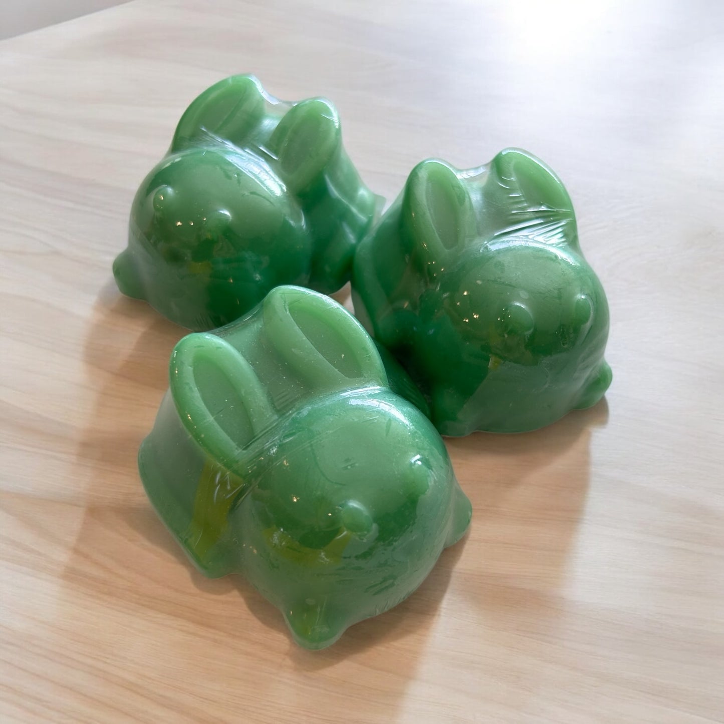 Spring Bunny Fruit Looped gift set, Soap, soy candle, Scent tin& Bunny soap. Easter Gift Set
