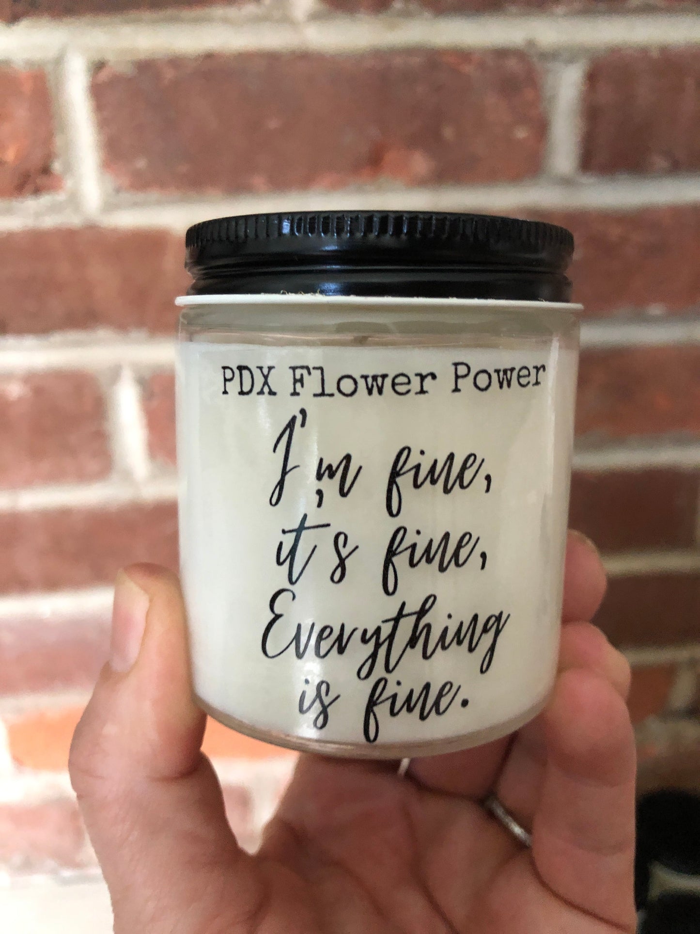 PDX Flower Power Soy candle 7.8 oz.