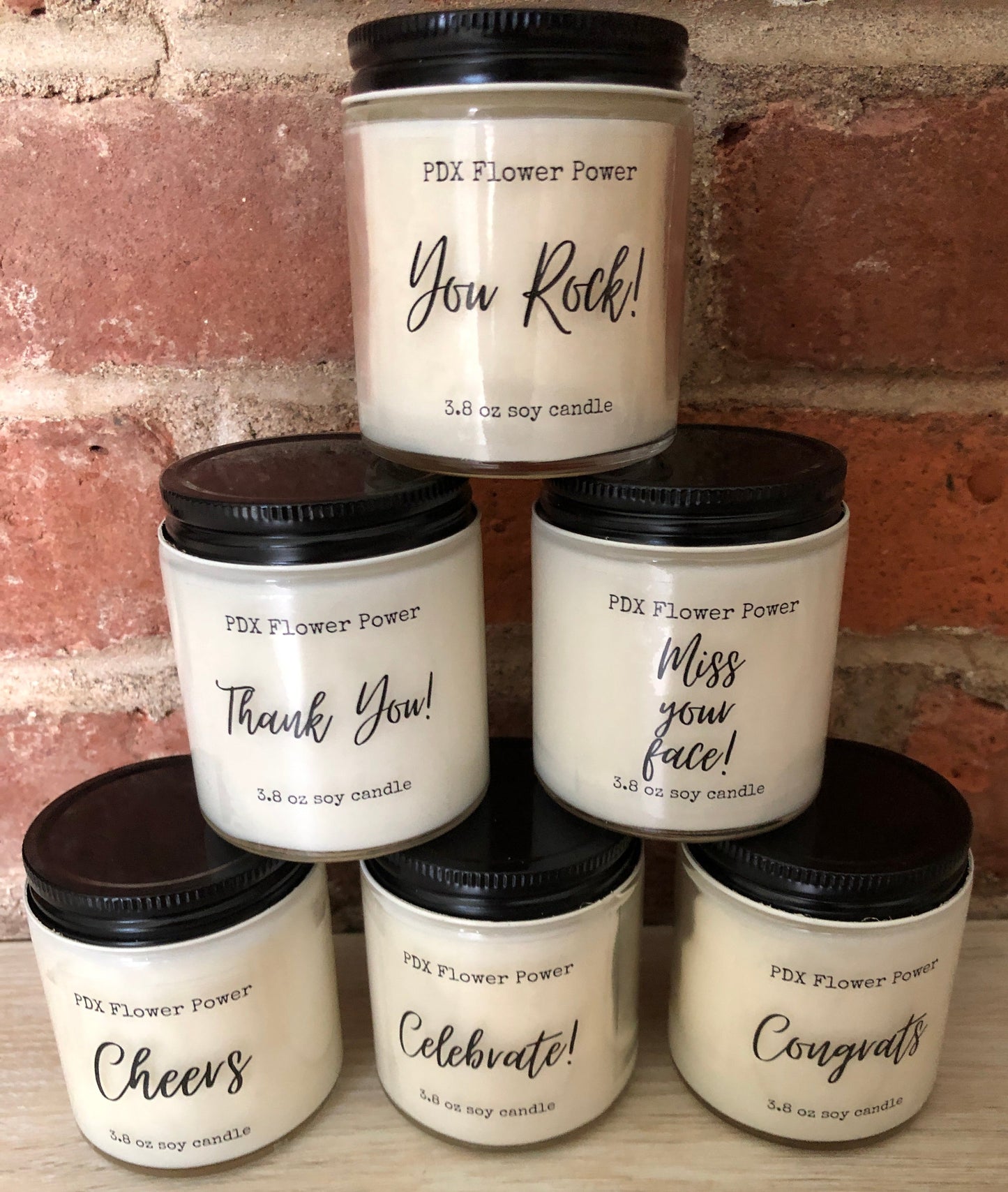 PDX Flower Power Soy candle 7.8 oz.