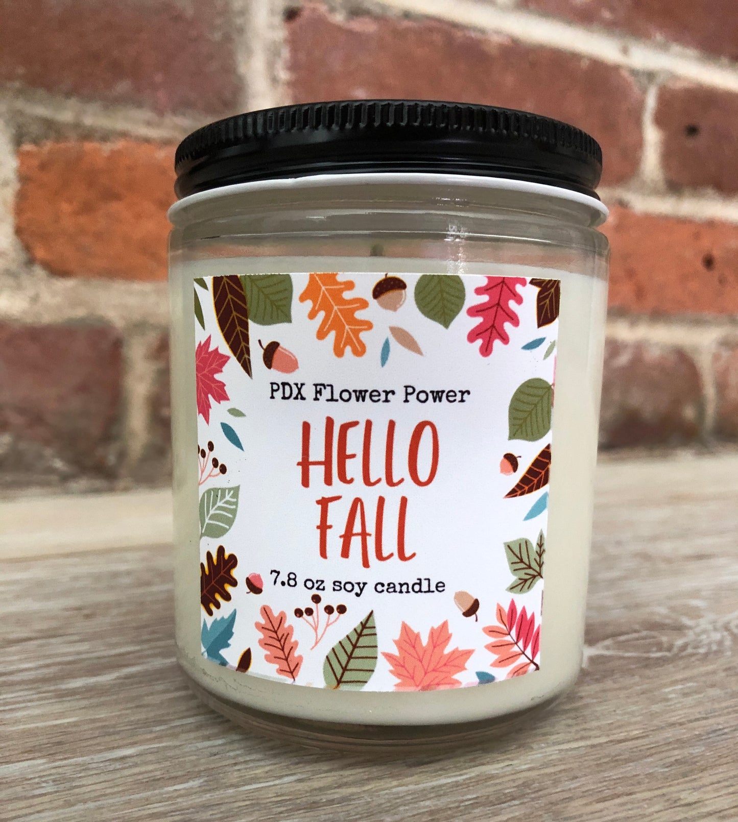 Fall Soy candle set.  Pdx Flower Power hello Fall Candle set.