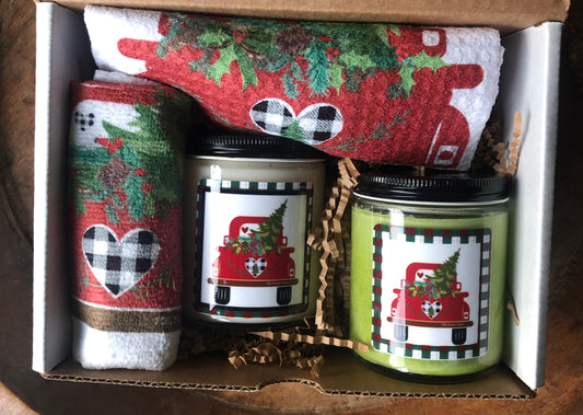 PDX Flower Power "Christmas tree truck gift box"
