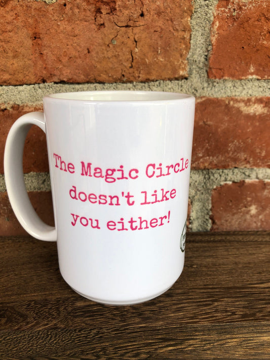 Pilates Coffee Cup, Fun Pilates Gift, Pilates Magic circle funny mug, Pilates Instructor Gift, pilates enthusiasts mug, Magic Circle Mug