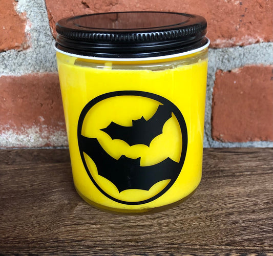 PDX Flower Power " Bat Candle" soy halloween candle