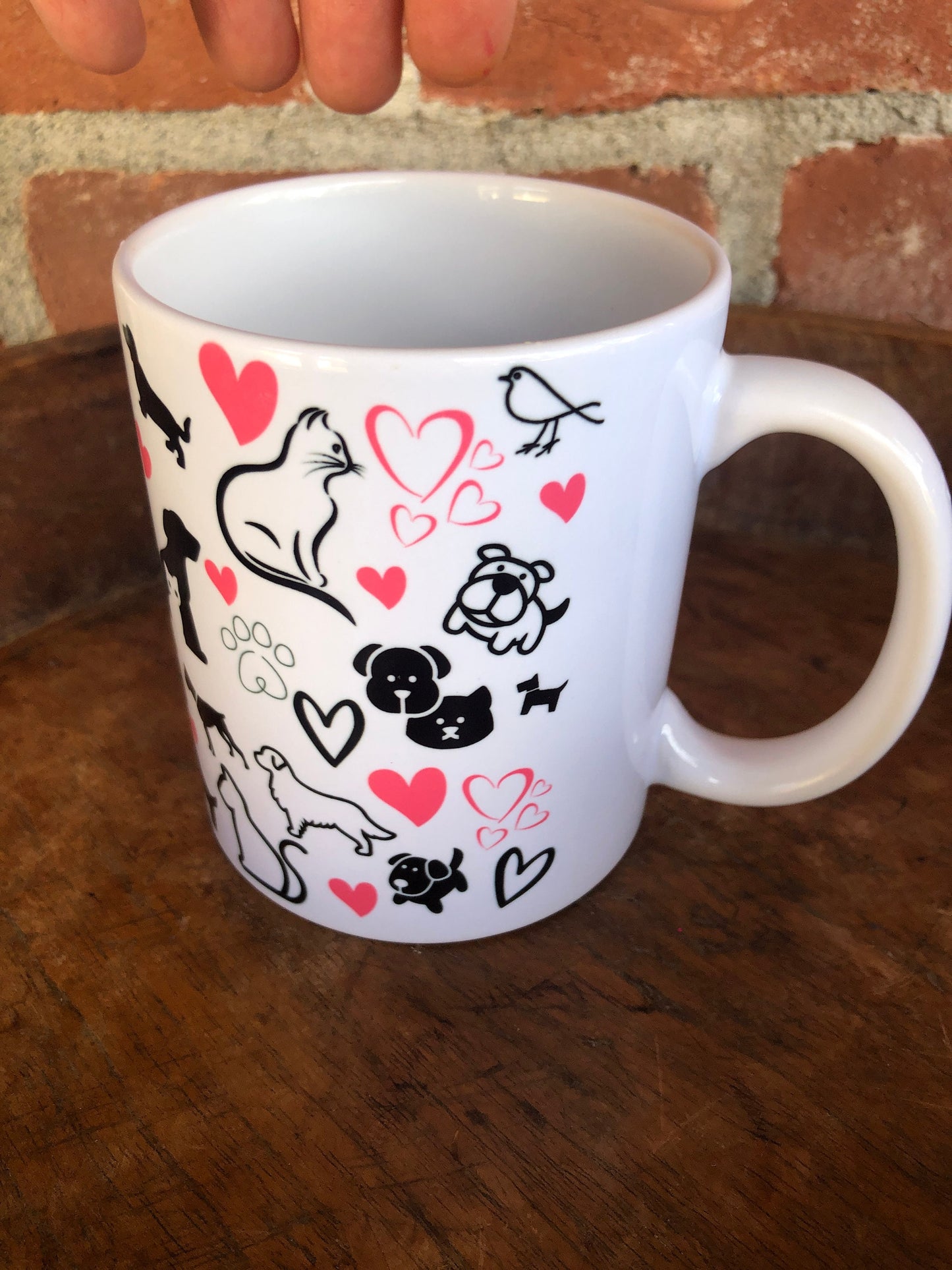 Pet mug/ Veterinarian Gift / fun pet themed mug/Dog Cat Lover gift/ animal lover/ pet themed mug  / Vet tech mug / Cats / Dog with Cat